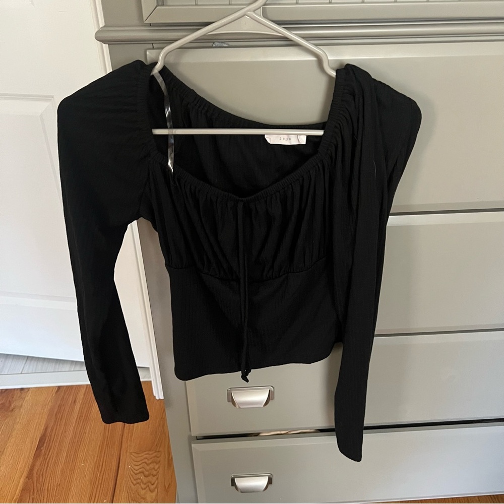 Ruched and Ribbed top